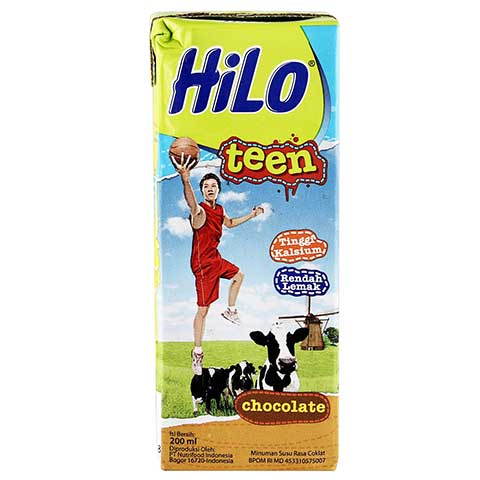 HI LO TEEN RTD COKLAT 6 X 200 ML